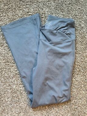 Yogalicious Women's High-Rise Leggings in Slate Blue